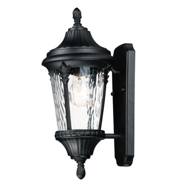 Sentry 1 Light Outdoor Wall Lantern 16.25 Inch Tall by Maxim - 3053WGBK