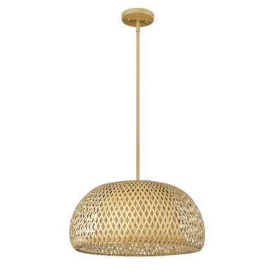 Berkshire 1 Light Pendant 9.5 Inch Tall and 18 Inch Wide by Acclaim - IN20007WK