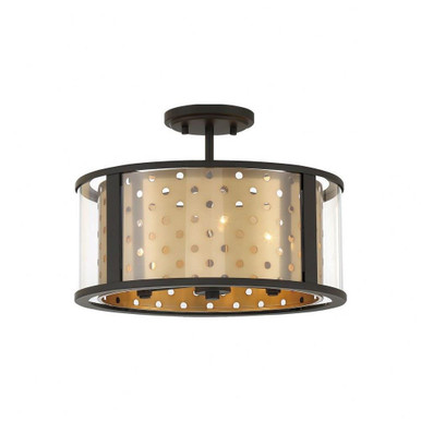 Grado 3 Light Semi Flush Mount by Eurofase - 39415