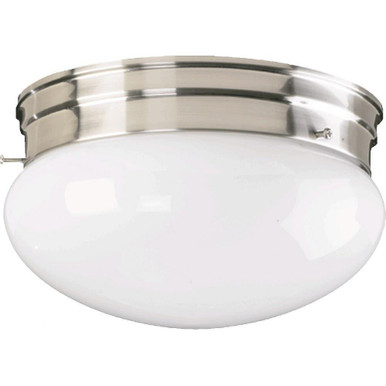 2 Light 9.5 Inch Wide Mushroom Flush Mount by Quorum - 3015-8