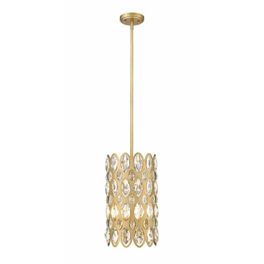 Dealey 3 Light Small Pendant by Z-Lite - 822P9-HB