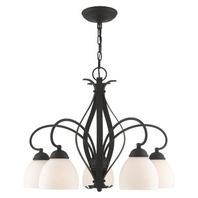 Brookside 5 Light Medium Classic Chandelier by Livex - 4775-04