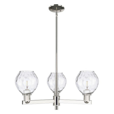 Waverly 3 Light Stem Hung Chandelier 10.5 Inch X 27.75 Inch by Innovations - 716-3CR-G362