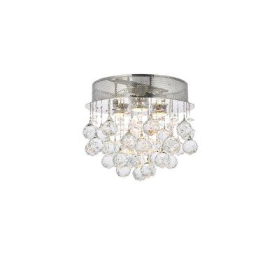 Galaxy 3 Light 13 Inch Wide Steel Flush Mount by Elegant - V2006F13