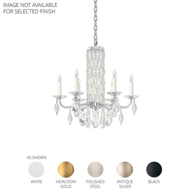 Siena 6 Light Chandelier 23.5 Inch and 24.5 Inch Wide by Schonbek Signature - RS83061N