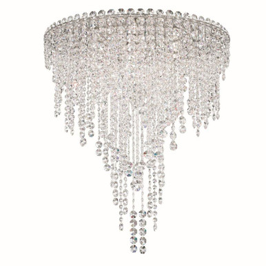Chantant 6 Light Flush Mount 28.5 X 24 Inch Wide by Schonbek Signature - CH2402N