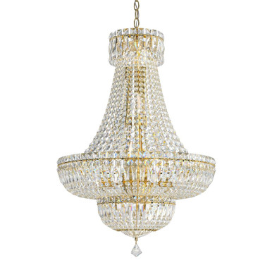 Petit Crystal Deluxe 20 Light Chandelier 31 Inch Tall by Schonbek Signature - 6616