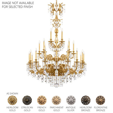 Milano 28 Light Chandelier 68 Inch and 50 Inch Wide by Schonbek Signature - 5688