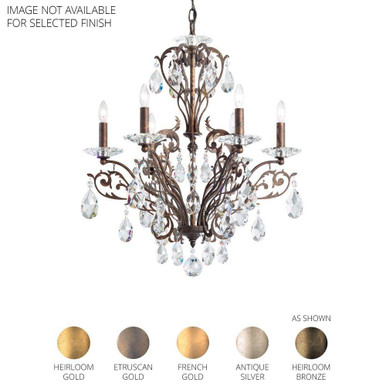 Filigrae 6 Light Chandelier 26 Inch X 22.5 Inch Wide by Schonbek Signature - FE7006N