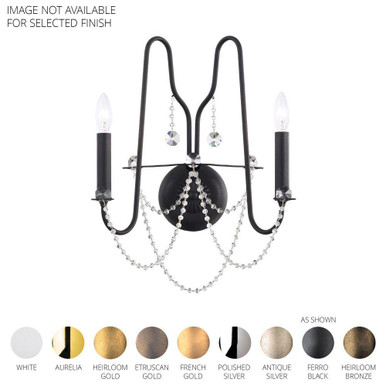 Esmery 2 Light Wall Sconce 16.5 X 12.5 Inch Length by Schonbek Signature - AR1002N