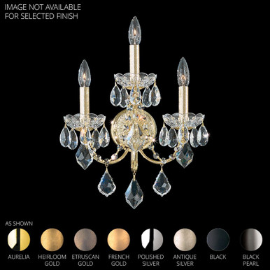 Century 3 Light Wall Sconce 17.5 X 13 Inch Length by Schonbek Signature - 1703