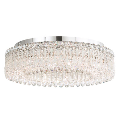 Sarella 12 Light Semi Flush Mount 7.5 X 24 Inch Wide by Schonbek Signature - RS8347N