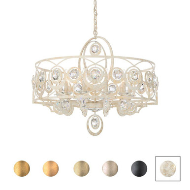 Gwendolynn 10 Light Chandelier 28.5 X 34 Inch Wide by Schonbek Signature - S10510