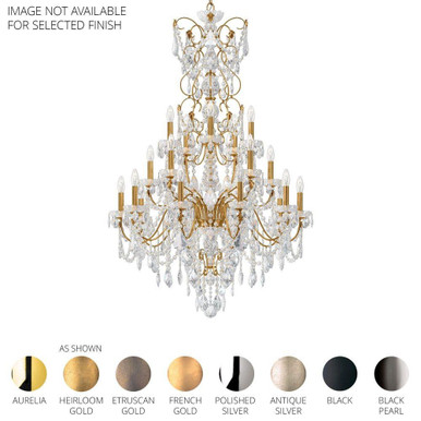 Century 20 Light Chandelier 54.5 Inch X 37 Inch Wide by Schonbek Signature - 1716