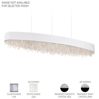 Eclyptix 44W 1 LED Linear Pendant 14.75 Inch Wide by Schonbek Signature - S6349-S