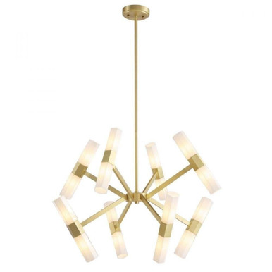 Marciano 16 Light Chandelier 22 Inch Tall and 30 Inch Wide by Kanova - KCH0115-16NB