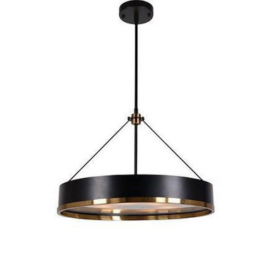 Pedesina 24W 1 LED Small Chandelier 21 Inch Tall and 18 Inch Wide by Kanova - KCH0127-4