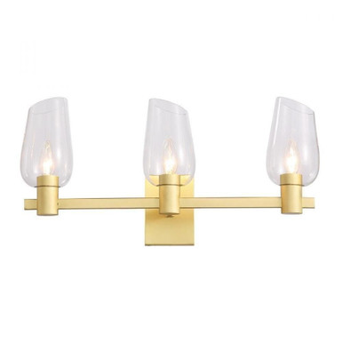 Calabria 3 Light Triple Wall Sconce 10 Inch Tall and 22 Inch Wide by Kanova - KWS0103-3NB