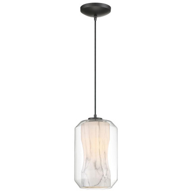 I Biza 10W 1 LED Small Pendant 11.5 Inch Tall by Access - 29010leddlp-bl/wmb