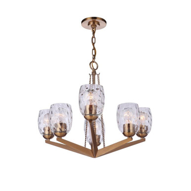 Guiding Star 6 Light Medium Chandelier by Craftmade - 57326-SB