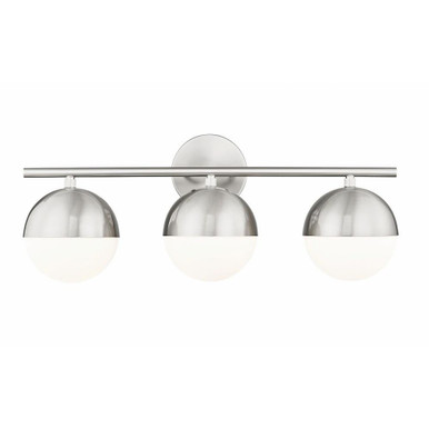 Realm Sphere 3 Light Bath Vanity 9.75 Inch Tall and 24 Inch Wide By Z-Lite - 7517-3V