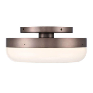 Harwel 25W 1 LED Flush Mount 5.25 Inch Tall and 12 Inch Wide by Eurofase - 49830