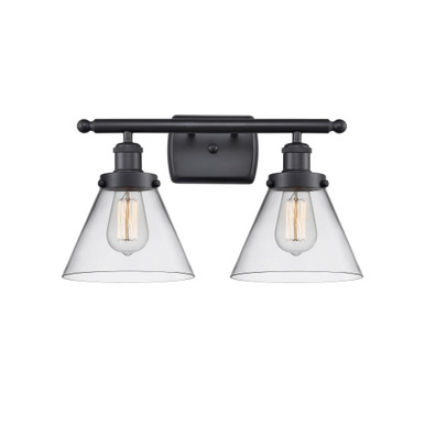 Cone 2 Light Bath Vanity 10.13 Inch Tall and 18 Inch Wide by Innovations - 916-2W-G4