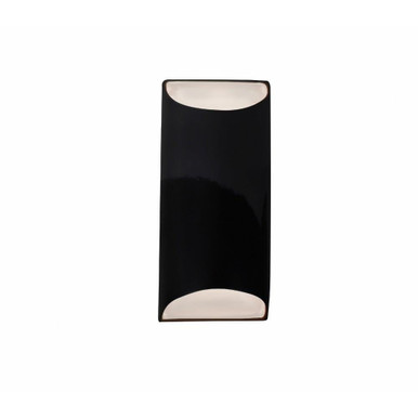 Ambiance 12W 1 LED Large ADA Tapered Cylinder Wall Sconce by Justice Design - CER-5755-LED1-1000