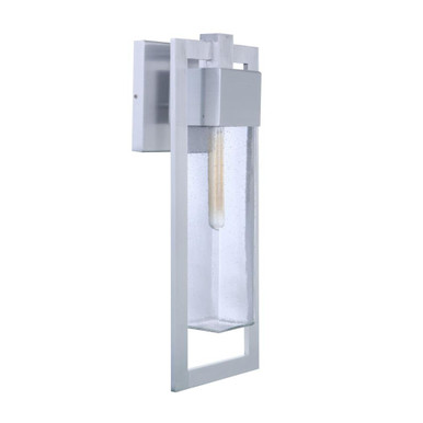 Perimeter 1 Light Outdoor Wall Lantern 21.75 Inch Tall by Craftmade - ZA4024-SA