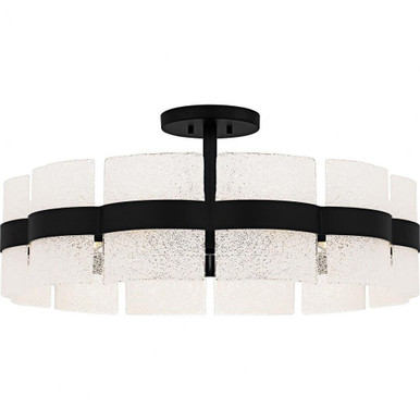 Sweeney 6 Light Semi Flush Mount 13 Inch Tall and 30 Inch Wide by Quoizel - SWE1730