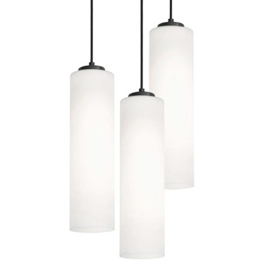 Leo 3 Light Pendant 7.5 Inch Tall and 18 Inch Wide by AFX - LEOP0412MBRND3