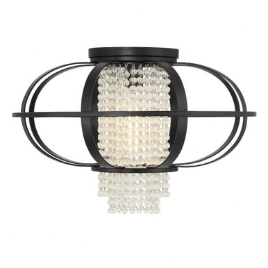 Idlewild 1 Light 20 Inch Wide Flush Mount by Savoy House - 6-5218-1