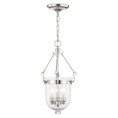Jefferson 3 Light Small Pendant 20 Inch Tall by Livex - 5063