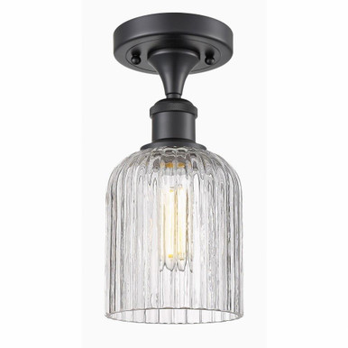 Bridal Veil 1 Light 5 Inch Wide Semi Flush Mount by Innovations - 516-1C-G559-5