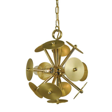 Apogee 4 Light Mini Chandelier by Framburg 4974AB_MB - 4974AB_MB