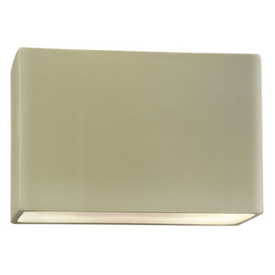 Ambiance Closed Top and Bottom Wall Sconce 10 Inch Wide by Justice Design - CER-5645