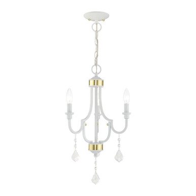 Glendale 3 Light Small Chandelier by Livex 41273 - 41273