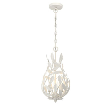 Broche 3 Light Chandelier 17.25 Inch Tall and 9 Inch Wide by Crystorama - 565