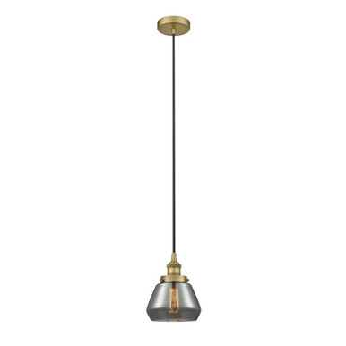 Fulton 1 Light Small Pendant 9 Inch Tall by Innovations - 616-1PH-G17
