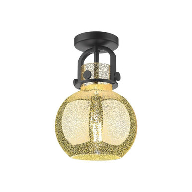 Newton Sphere 1 Light Flush Mount 12 Inch Tall X 8 Inch Wide by Innovations - 410-1F-G410-8_P
