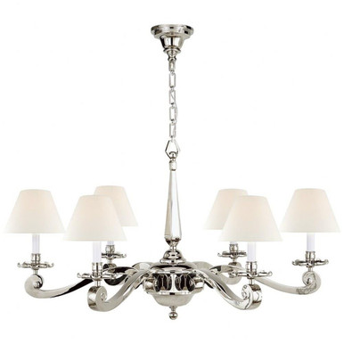 Myrna 6 Light Large Chandelier by Visual Comfort Signature AH5010-L - AH5010-L