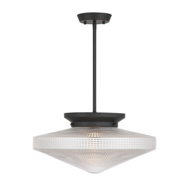 Norwich 1 Light Convertible Pendant 9 Inch and 18 Inch Wide by Savoy House - 6-4464-1