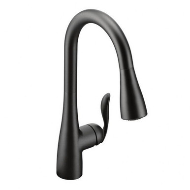 Arbor One Handle Pulldown Kitchen Faucet Multiple Finishes by Moen - 7594