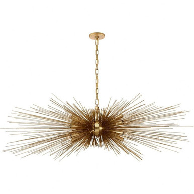 Strada 16 Light Contemporary Linear Chandelier by Visual Comfort Signature - KW5182