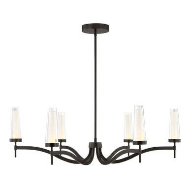 Butler 5W 6 LED Chandelier 14 Inch Tall and 40 Inch Wide by Savoy House - 1-1464-6
