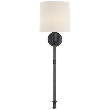 Michel 2 Light Linen Wall Sconce by Visual Comfort Signature - TOB2116-L
