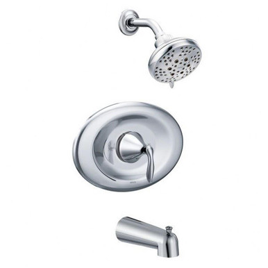 Eva Posi Temp Tub/Shower Multiple Finishes T2139 by Moen - T2139
