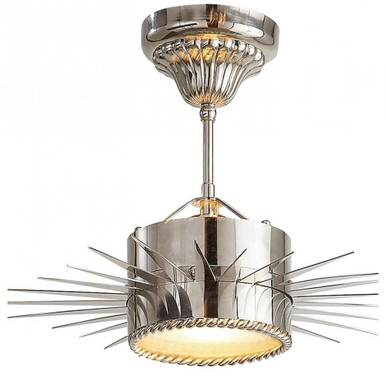 Soleil 1 Light Medium Semi Flush Mount by Visual Comfort Signature - SK5200