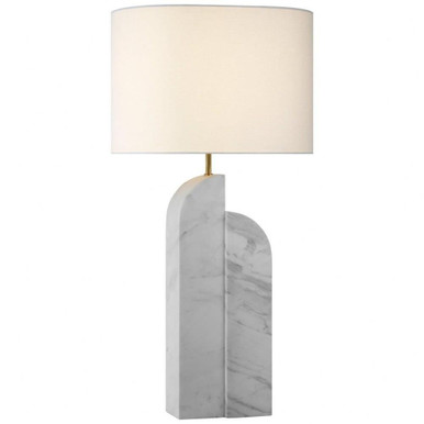 Savoye 15W 1 LED Large Right Table Lamp 34 x 18 by Visual Comfort Signature - KW 3931
