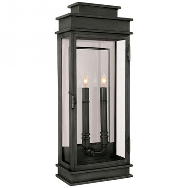 Linear 2 Light Tall Outdoor Wall Lantern by Visual Comfort Signature - CHD2910